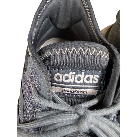 Adidas Women's Cloudfoam QT Flex Running Shoe Sneaker Gray/Black Size 9 - Picture 5 of 9